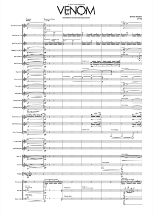 VENOM (score and parts)