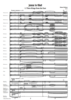 Jesus In Tibet (score only)